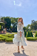 THE ÉLISE DRESS IN POWDER BLOOM
