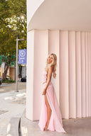 CALISTA 2 PIECE GOWN IN BABY PINK