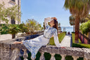 THE BLEU FLEUR MIDI DRESS
