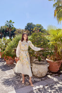 THE COLETTE DRESS IN VANILLA BLOOM