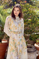 THE COLETTE DRESS IN VANILLA BLOOM