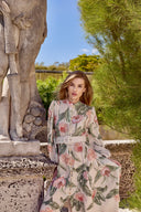 THE ROSA MIDI DRESS IN BEIGE