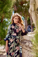 THE NOIR BOTANICA MIDI DRESS