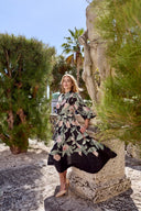 THE NOIR BOTANICA MIDI DRESS
