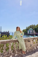 THE ISOLA LINEN DRESS IN MINT