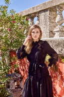 THE ISABELLE LACE MAXI DRESS IN BLACK