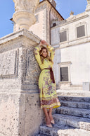 THE MARGAUX PRINTED MIDI DRESS