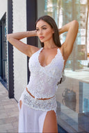 CALISTA TOP  IN WHITE
