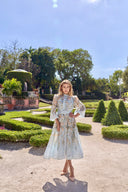 THE ÉLISE DRESS IN POWDER BLOOM