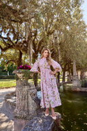 THE MARCELLE DRESS IN SAKURA PINK BLOOM