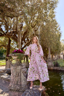 THE MARCELLE DRESS IN SAKURA PINK BLOOM