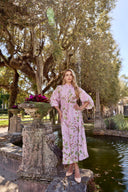 THE MARCELLE DRESS IN SAKURA PINK BLOOM