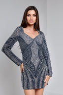 BALIE BEADED SHORT DRESS