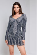 BALIE BEADED SHORT DRESS