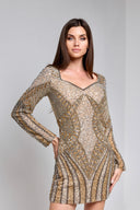 BALIE BEADED SHORT DRESS