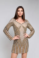 BALIE BEADED SHORT DRESS