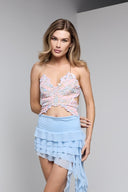 BUTTERFLY TOP IN  PASTEL