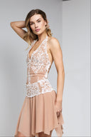 CALI SET IN NUDE WITH WHITE