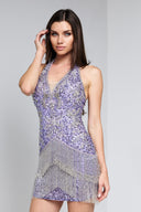 SHAI MINI DRESS IN LAVENDER