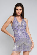 SHAI MINI DRESS IN LAVENDER