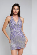 SHAI MINI DRESS IN LAVENDER