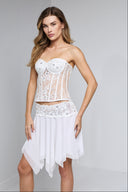 MALIA CORSET SET IN WHITE