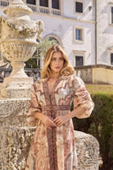 THE VALENTINA DRESS IN MOCHA PAISLEY