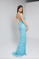 AZALEA GOWN IN TURQUOISE