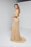 ELARA GOWN IN GOLD