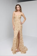 ELARA GOWN IN GOLD