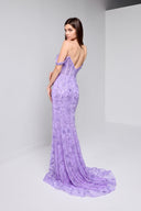 ELARA BUSTIER GOWN IN LAVENDER