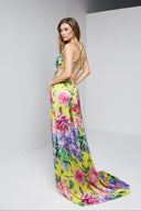 ANGELIE LONG DRESS IN YELLOW