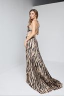 ANGELIE LONG DRESS IN NUDE