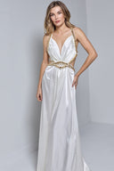 ANGELIE LONG DRESS IN WHITE