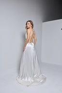 ANGELIE LONG DRESS IN WHITE