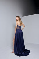 GIOVANNA BUSTIER GOWN IN NAVY