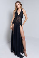 OLANA LONG DRESS IN BLACK