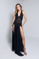 OLANA LONG DRESS IN BLACK