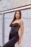 OLLY BLACK BUSTIER