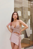 BUTTERFLY TOP IN BEIGE