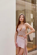 BUTTERFLY TOP IN BEIGE