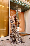 SIA LONG SILK DRESS