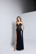 MADONA LONG DRESS IN BLACK