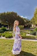 THE AURÉLIE DRESS IN LAVENDER PAISLEY