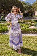 THE AURÉLIE DRESS IN LAVENDER PAISLEY