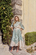 THE AURELIA DRESS IN SAGE PAISLEY