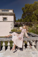 THE ISADORA DRESS IN BLUSH BOTANICA